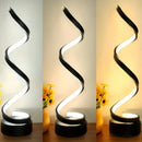 Abajur LED Espiral Clássico