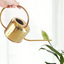 Regador de 1300ml em Aço Inoxidável Dourado