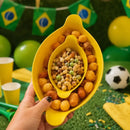 Kit Petisqueira Canoa Verde e Amarela – 14 Peças para Petiscos, Molhos e Festas