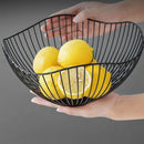 Cesta de Frutas feita de Fios de Metal Estilo Contemporâneo