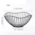 Cesta de Frutas feita de Fios de Metal Estilo Contemporâneo