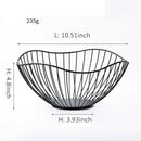 Cesta de Frutas feita de Fios de Metal Estilo Contemporâneo