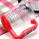 Copo Medidor INTELIGENTE 3 em 1  a bateria, Mede Peso, Volume e Temperatura