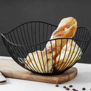 Cesta de Frutas feita de Fios de Metal Estilo Contemporâneo