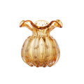 Vaso Solitário de decoração em Cristal Murano