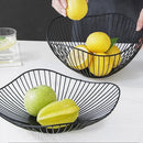 Cesta de Frutas feita de Fios de Metal Estilo Contemporâneo