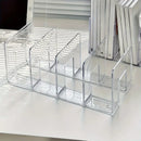 Organizador de Bolsas Para Armário/Closet Transparente em Acrílico com 4 Espaços Modulares