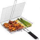 Cesta de grelha Para Churrasqueira de aço inoxidável