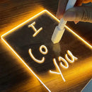 Luminária Quadro de Notas LED em Acrílico