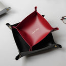 Porta Obejesto de Couro Dobrável para Organizar e Decorar