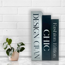 Conjunto Caixa Livro Decorativa Organizadora 3 Peças