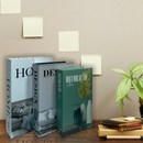 Conjunto Caixa Livro Decorativa Organizadora 3 Peças
