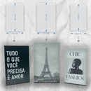 Conjunto Caixa Livro Decorativa Organizadora 3 Peças
