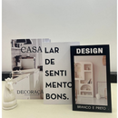 Conjunto Caixa Livro Decorativa Organizadora 3 Peças
