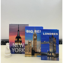 Conjunto Caixa Livro Decorativa Organizadora 3 Peças