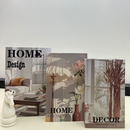 Conjunto Caixa Livro Decorativa Organizadora 3 Peças