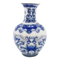 Vaso Decorativo em Porcelana Estilo Oriental
